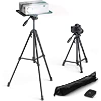 Bomaker Soporte Proyector- Trípode para Proyector Trípode-Aluminio Trípode para Móvil- Cámara- iPhone- Smartphone…